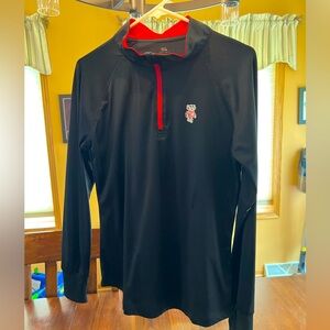 UW Badgers black quarter zip